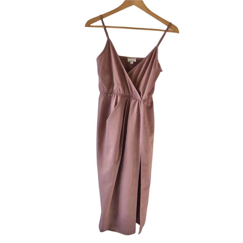 Revolve Toby Heart Ginger x Love Indice Rosy Brown dress. Size XS